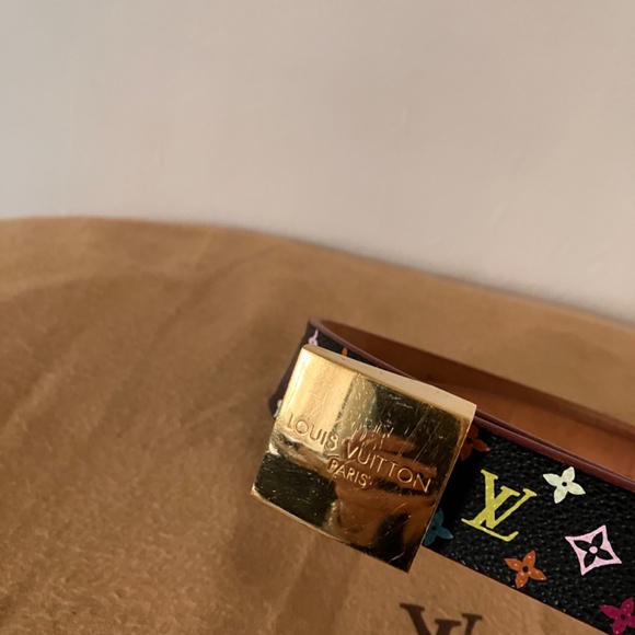 LV Black Murakami belt - Picture 2 of 11